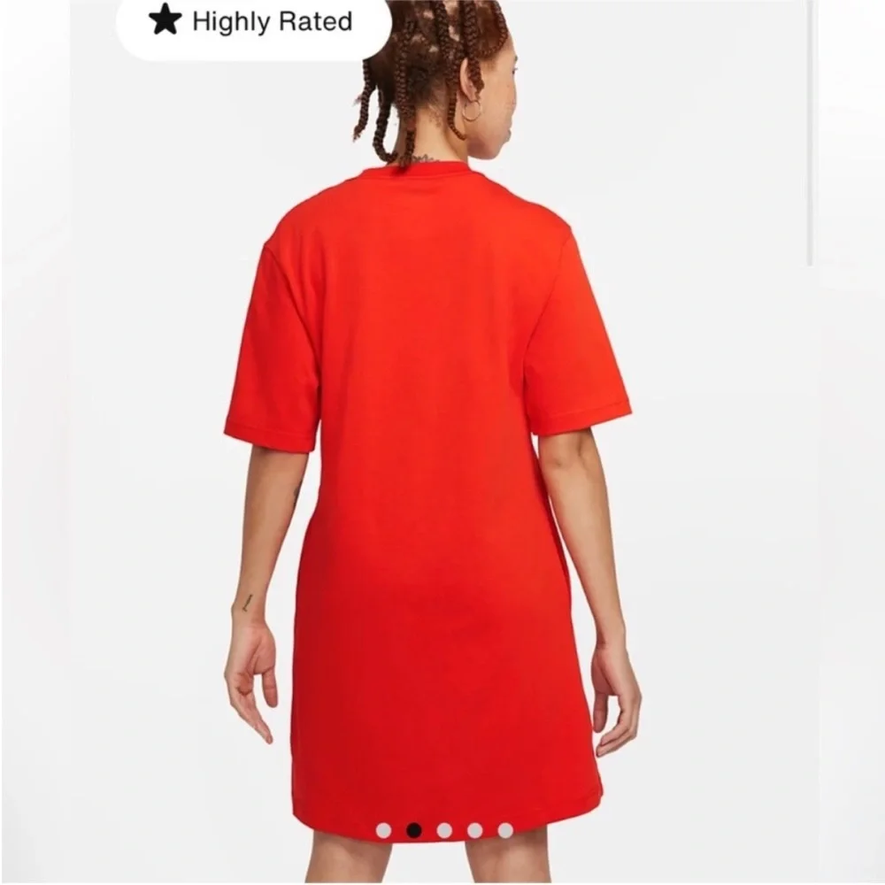 Jordan Essentials Flight T-Shirt Dress With Pockets NWOT - Picture 2 of 12